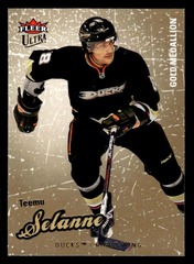 2008-09 Fleer Ultra Gold Medallion #105 Teemu Selanne Anaheim Ducks